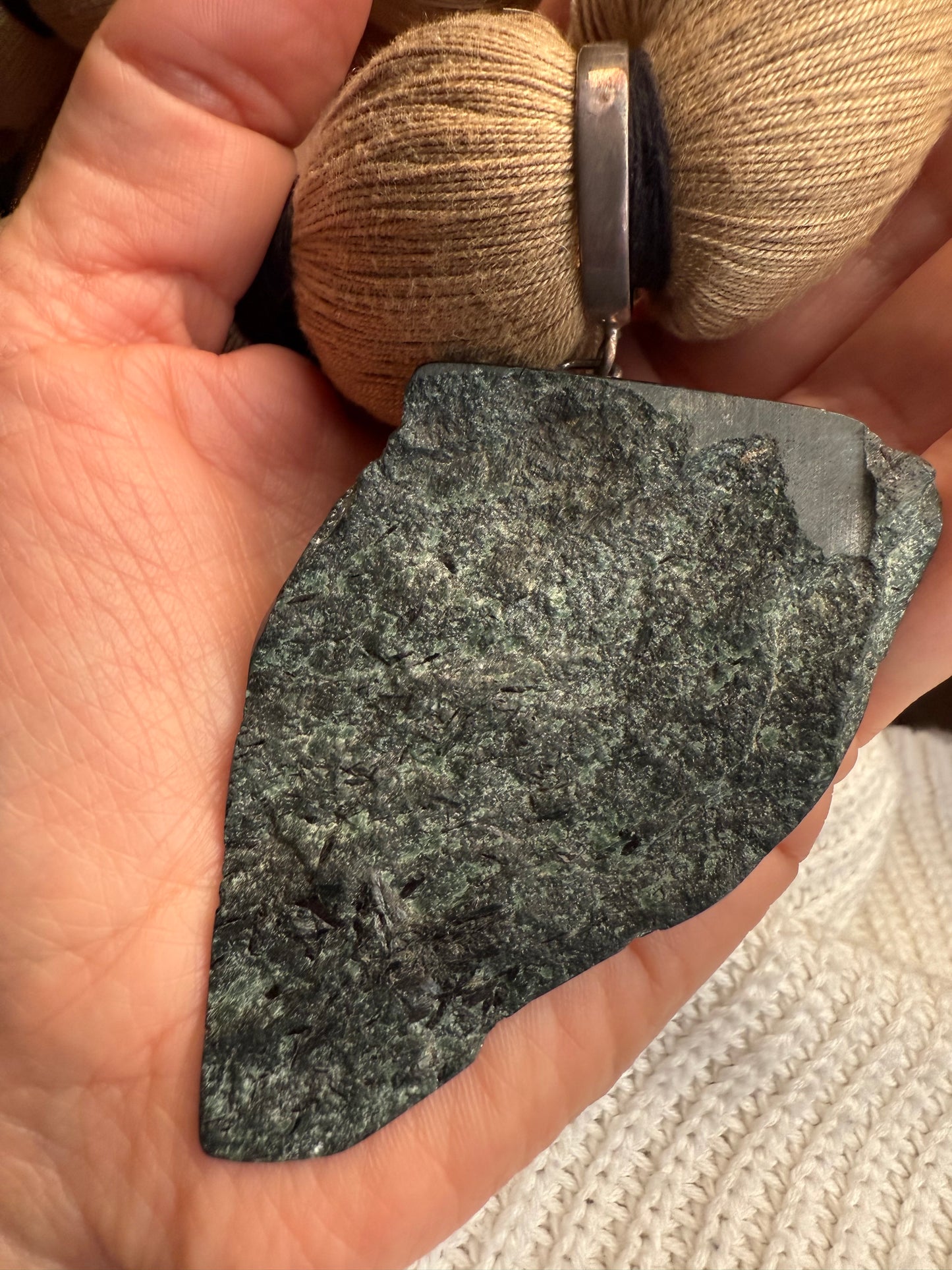 Collar de Jade, Plata 925 e Hilo