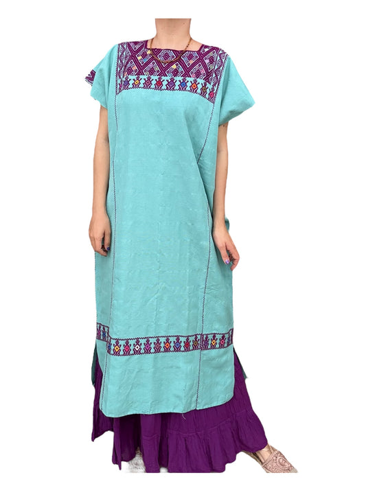 Huipil Telar San Andrés Cielo