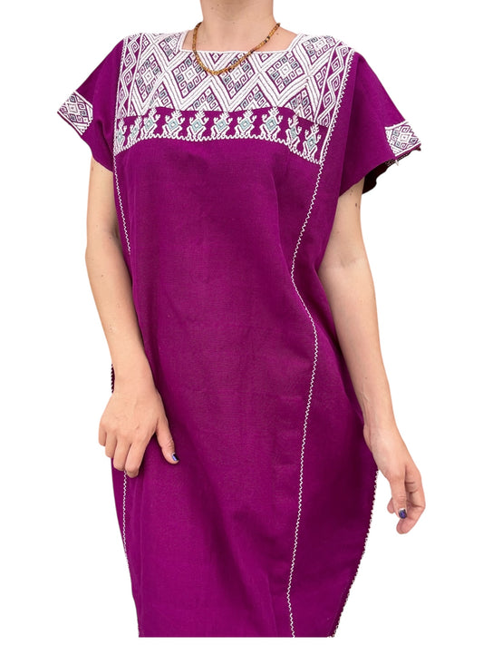 Huipil Telar San Andrés Bugambilia