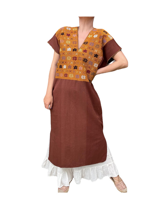 Huipil Fino San Juan Cancuc Flores