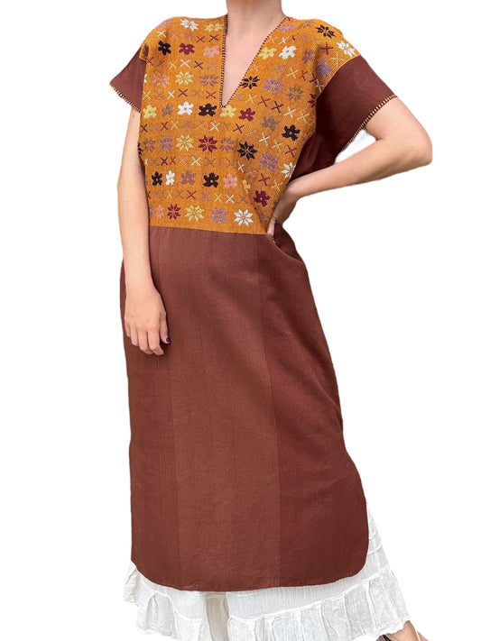 Huipil Fino San Juan Cancuc Flores