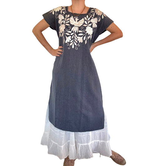 Huipil Telar Selva Otomí a mano Conjunto