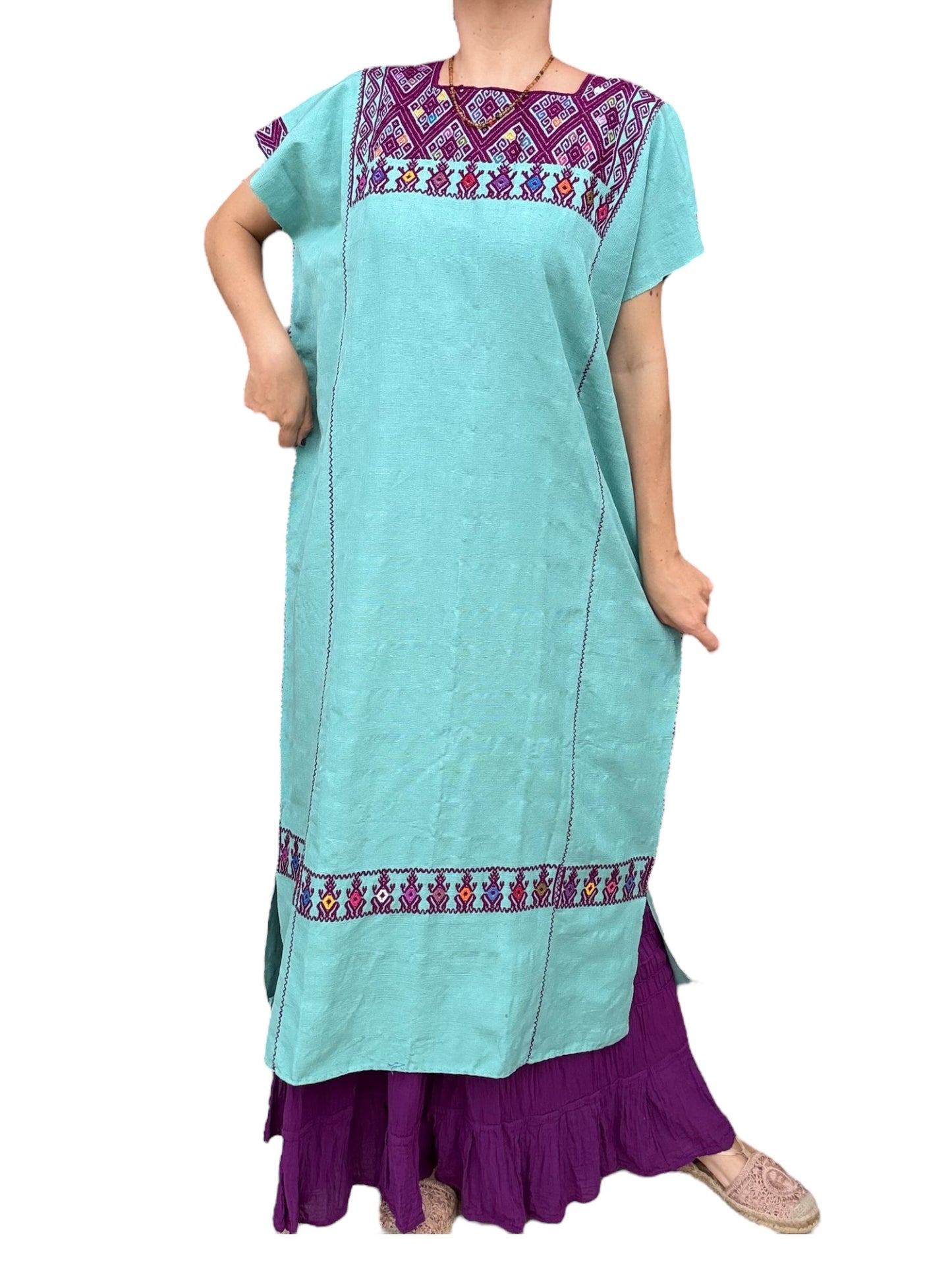 Huipil Telar San Andrés Cielo