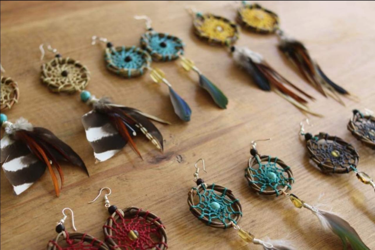 Aretes Mexicanos modelo Atrapasueños