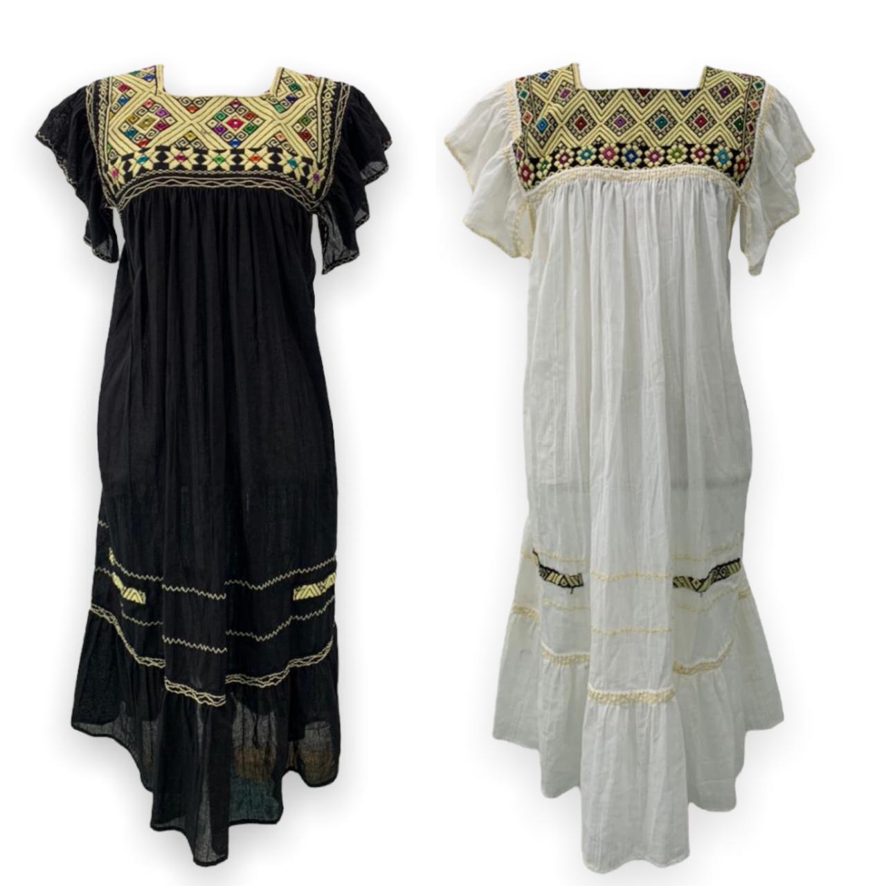 Vestido Artesanal Mexicano modelo Sofi