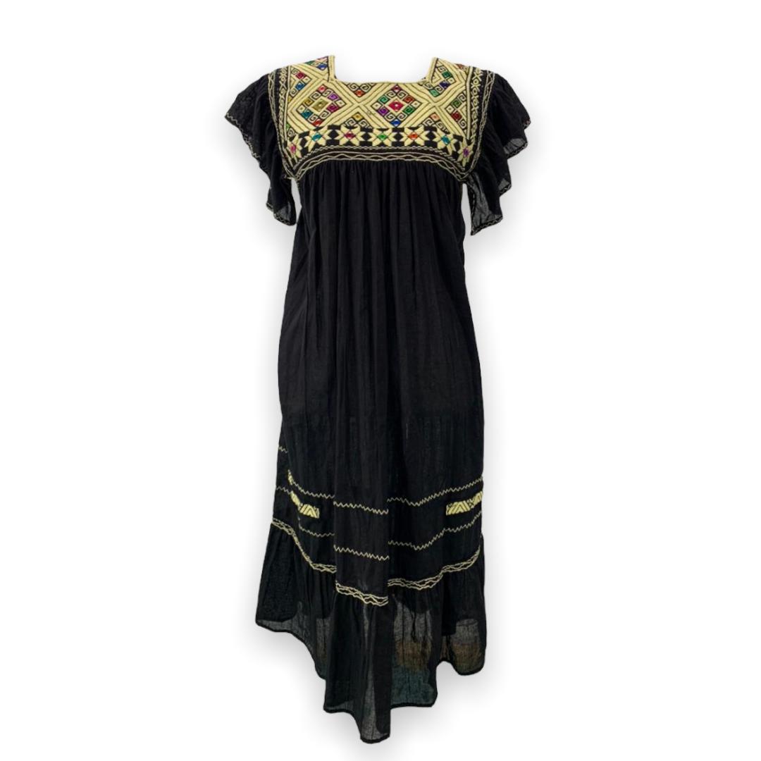 Vestido Artesanal Mexicano modelo Sofi
