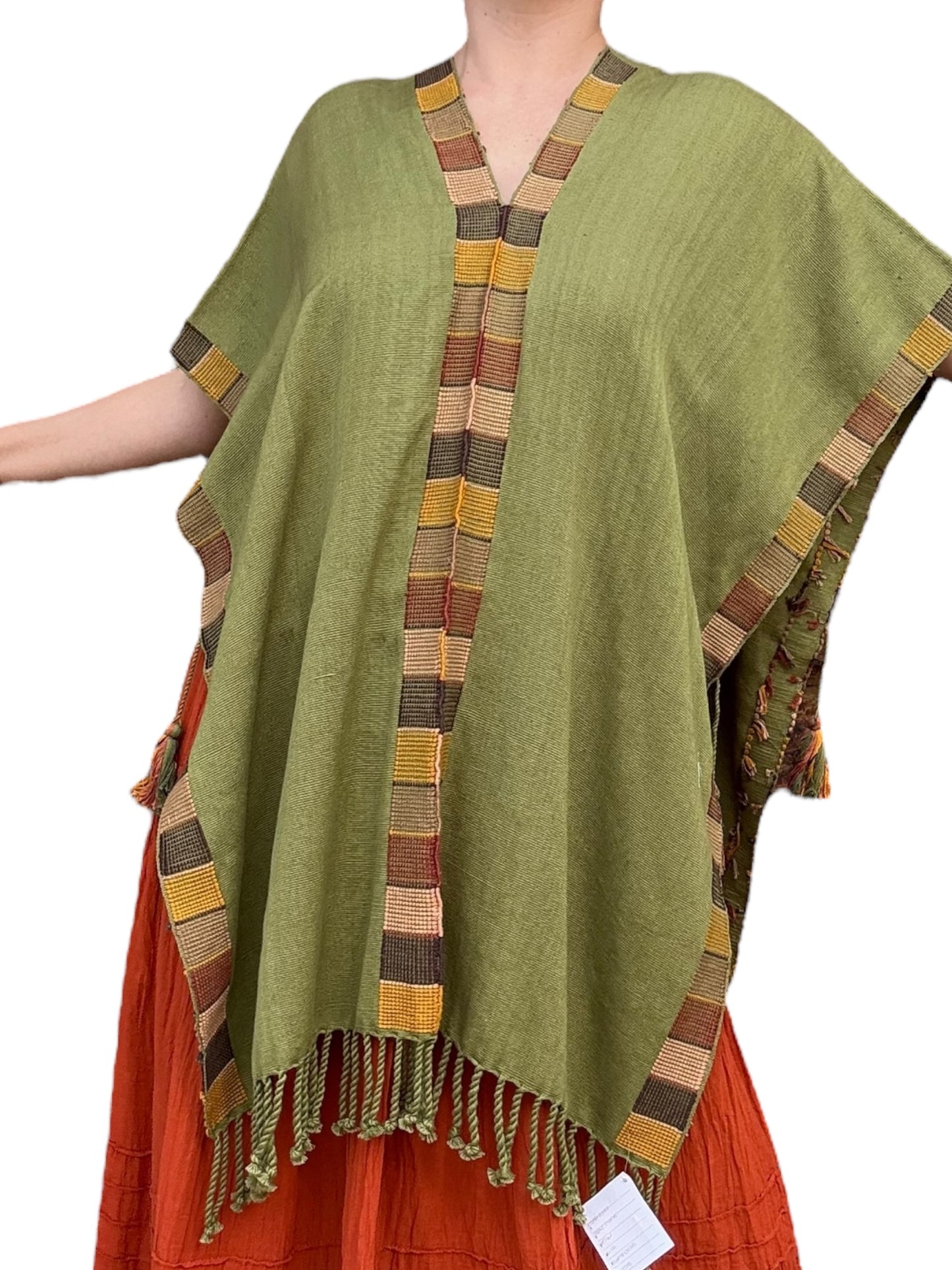 Poncho Oxchuc verde