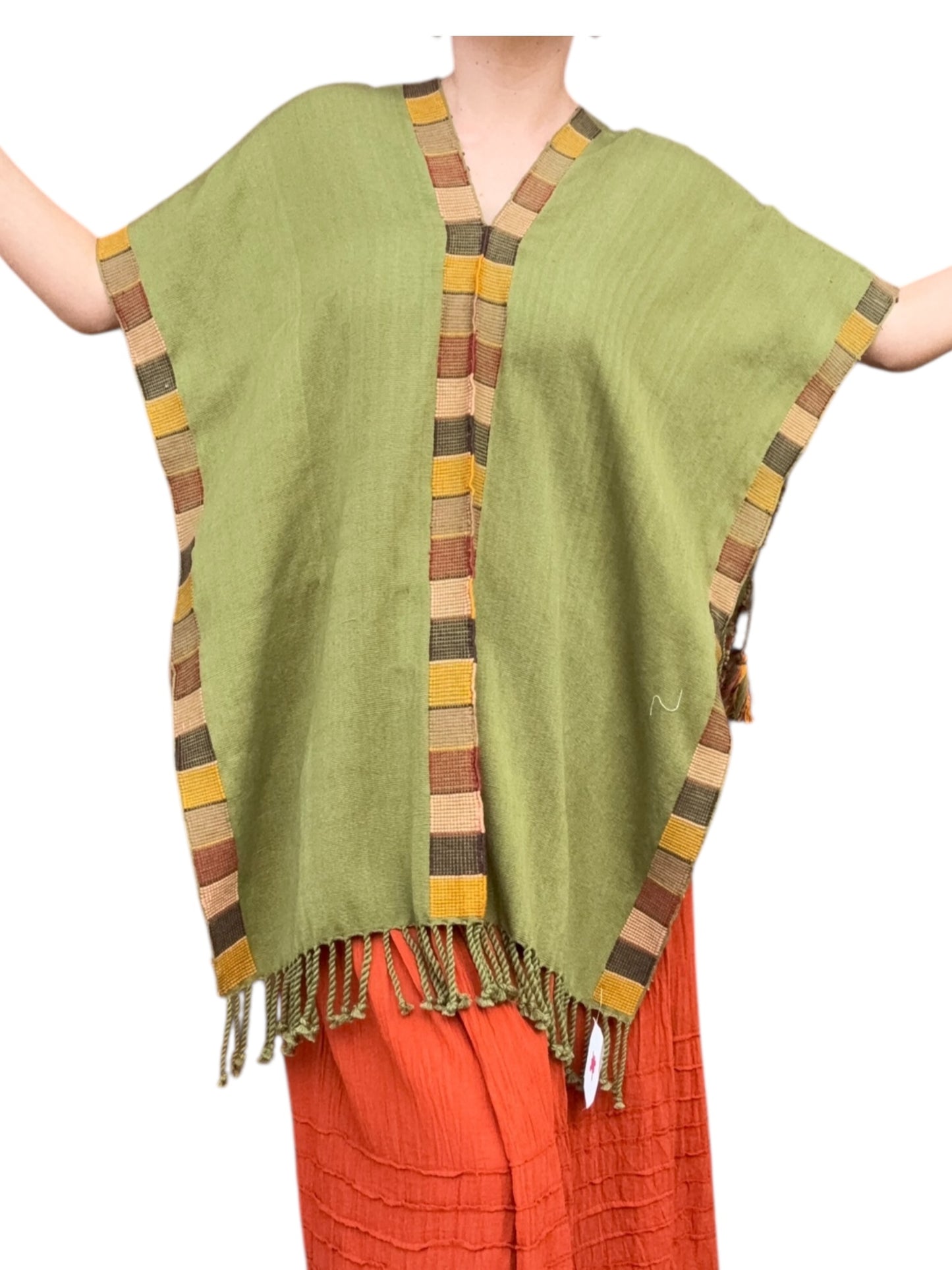 Poncho Oxchuc verde