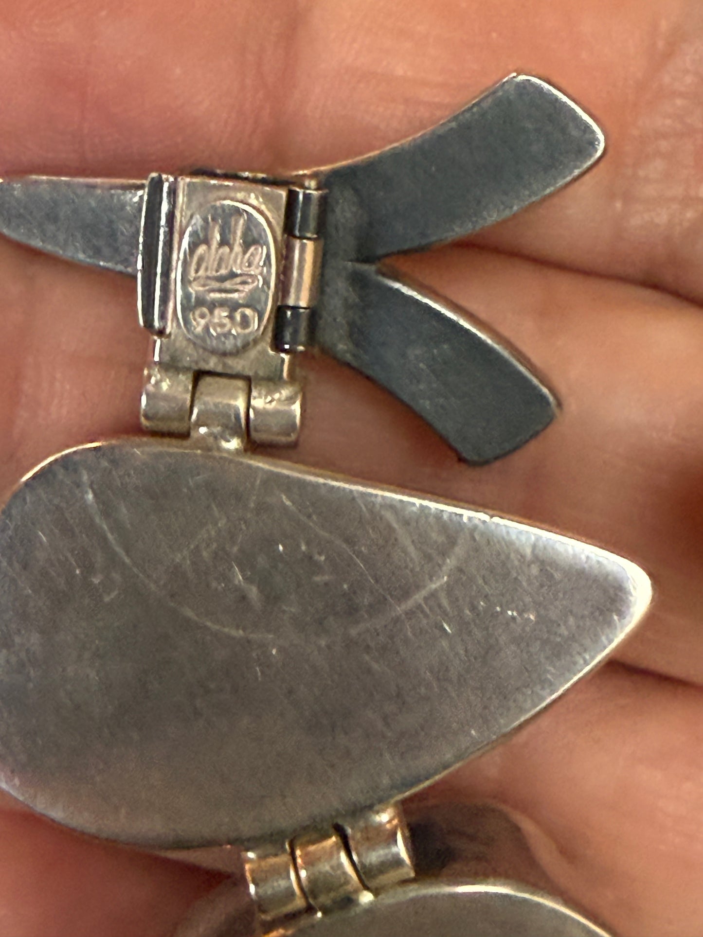 Brazalete Plata 950 con Geoda de ágata