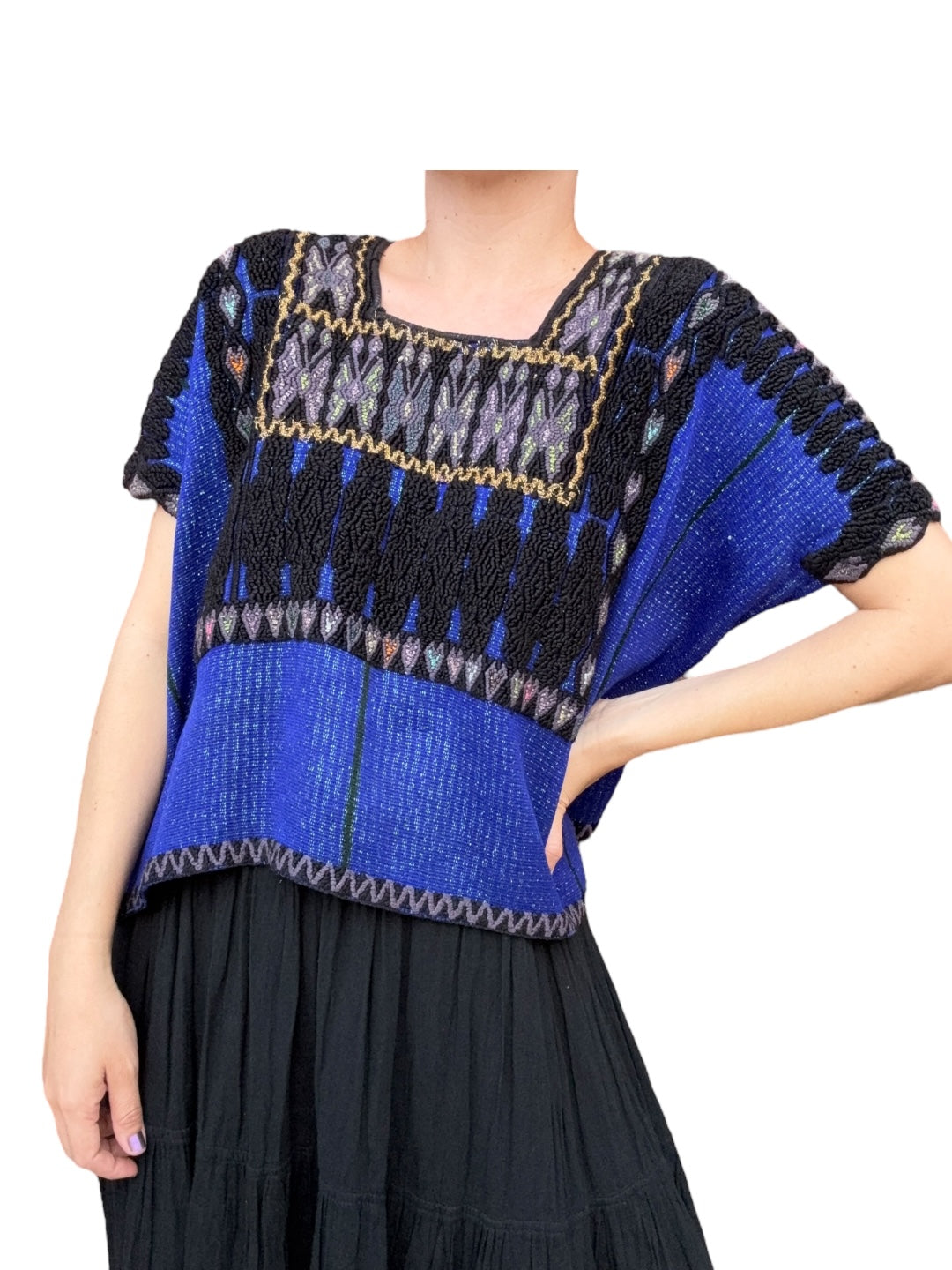 Huipil Tradicional Chenalhó Mariposas