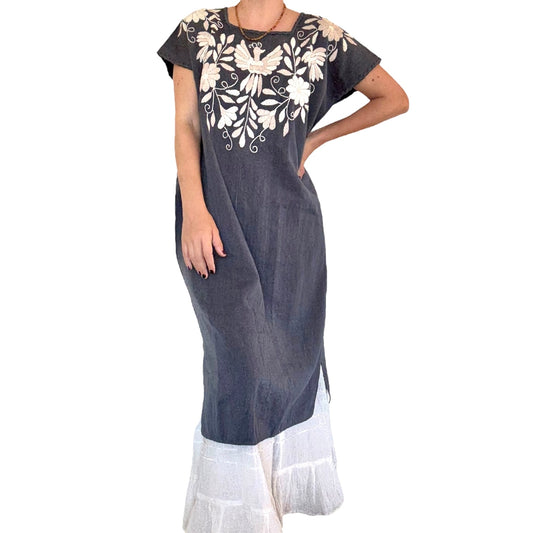 Huipil Telar Selva Otomí a mano Conjunto