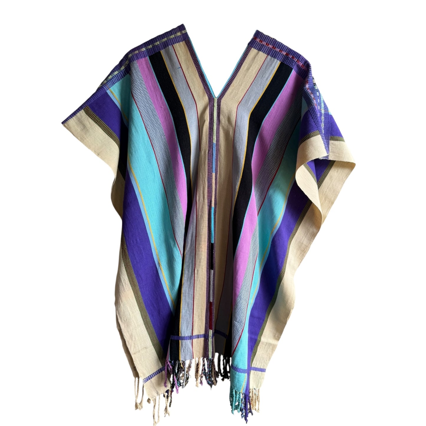 Poncho Jorongo Zarape Unisex Mexicano mod. Rombo