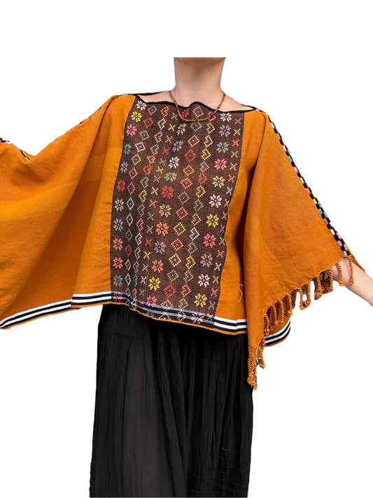Capa Poncho  San Juan Cancuc Corazones