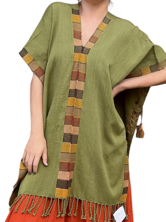 Poncho Oxchuc verde