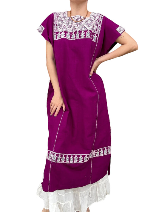 Huipil Telar San Andrés Bugambilia