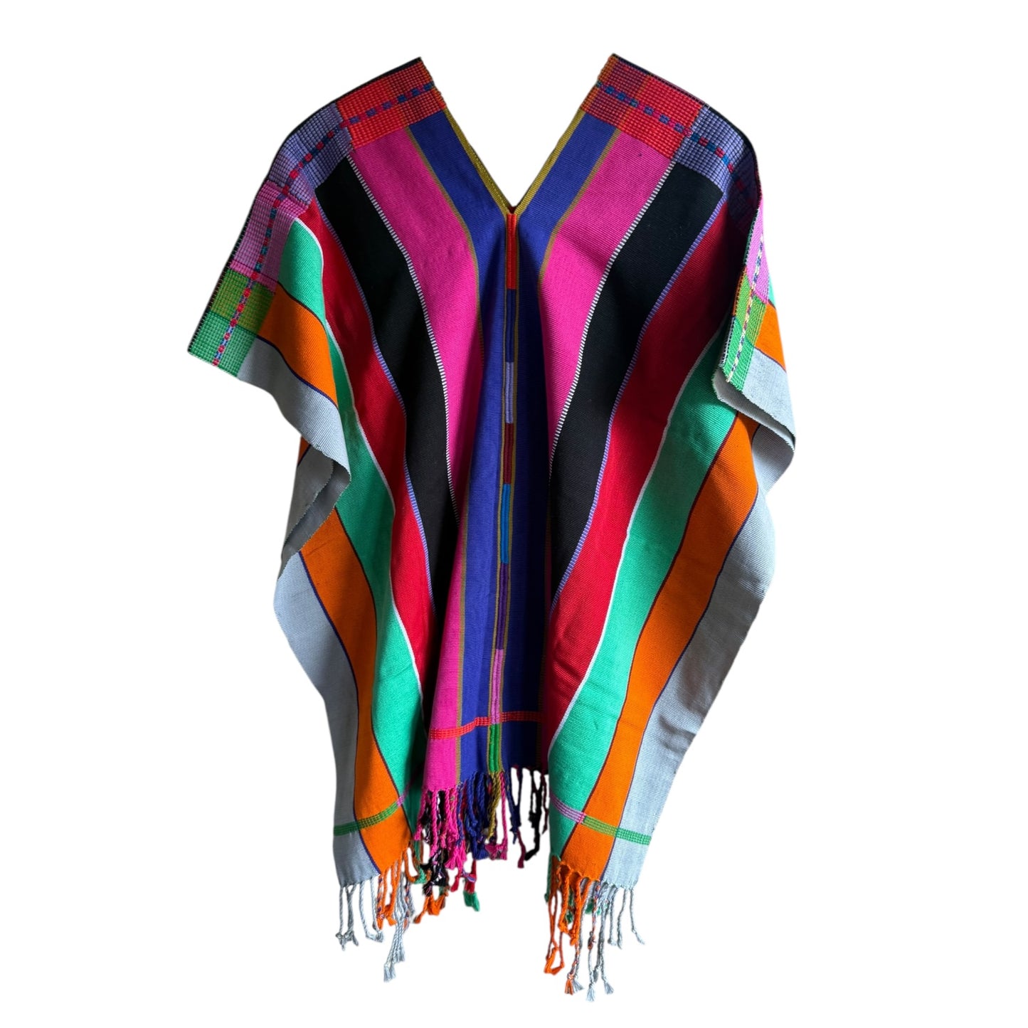 Poncho Jorongo Zarape Unisex Mexicano mod. Rombo