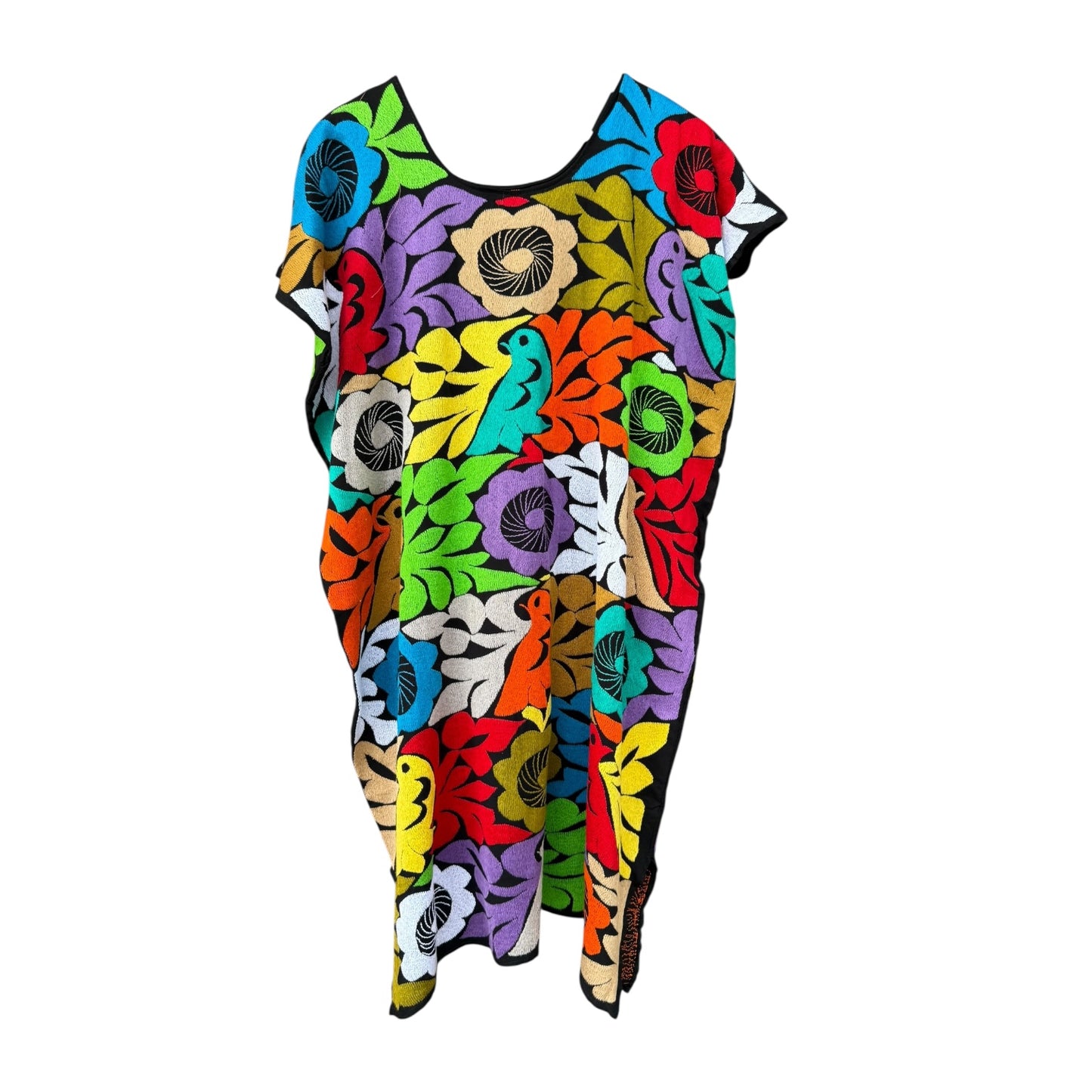 Vestido Jalapa de Díaz bordado a mano relleno