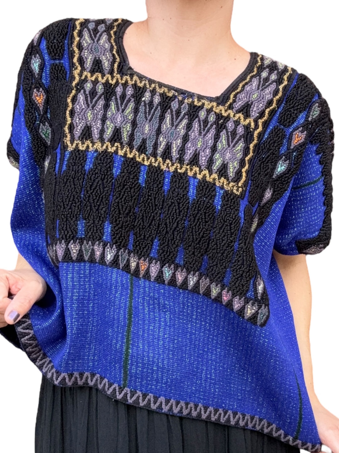 Huipil Tradicional Chenalhó Mariposas