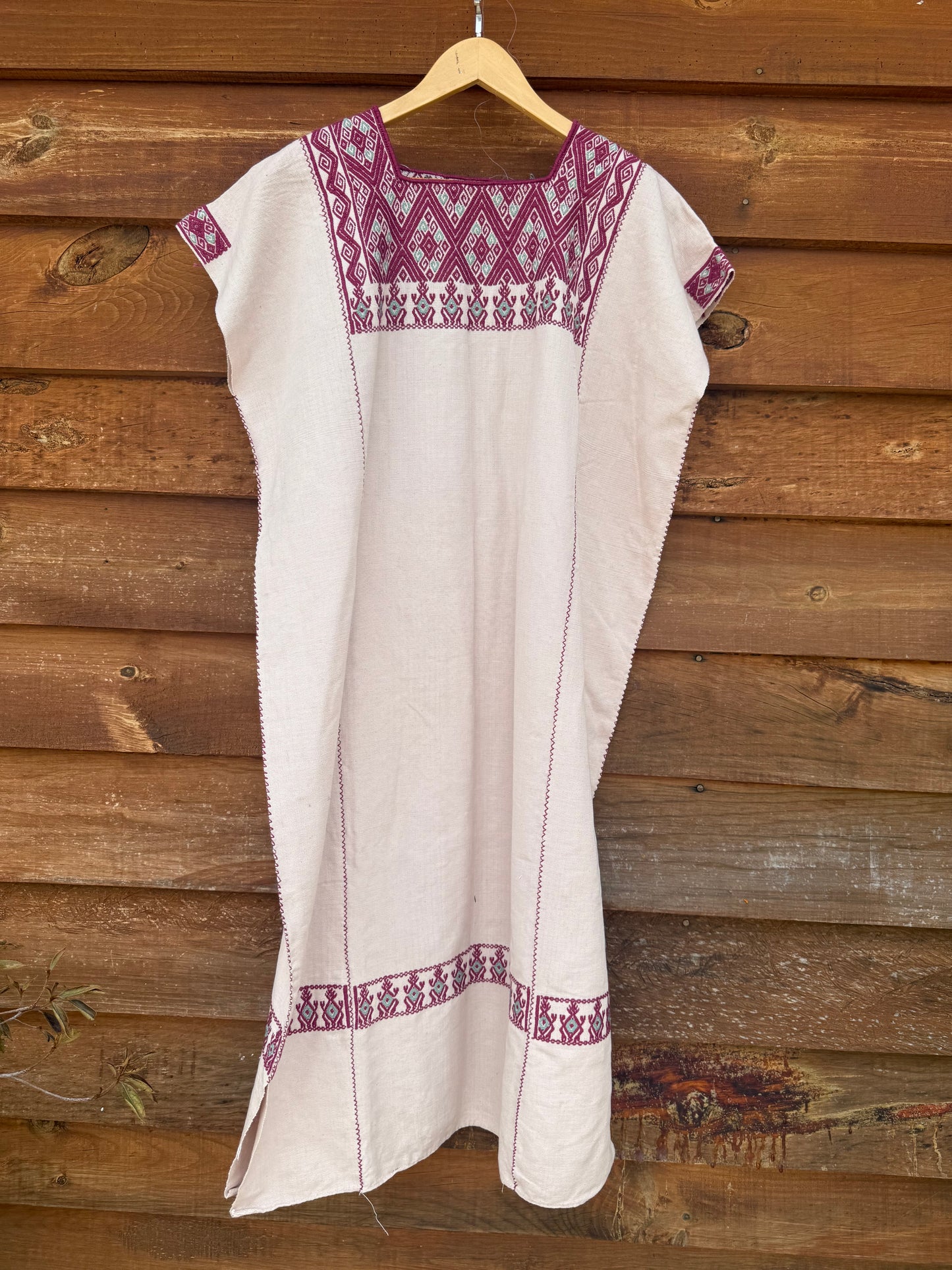 Huipil Telar San Andrés beige