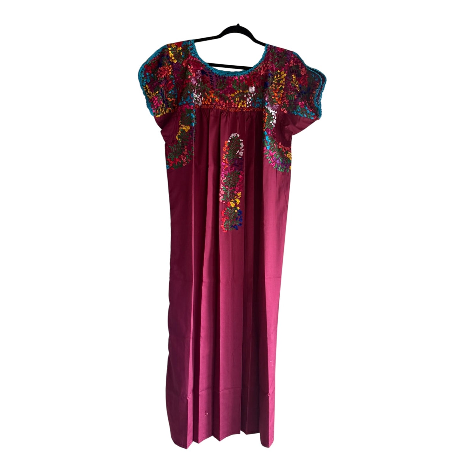 Vestido Bordado Artesanal Mexicano modelo San Antonio