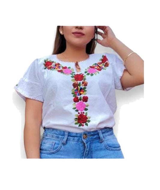 Blusa Artesanal Mexicana modelo Claudia Eco