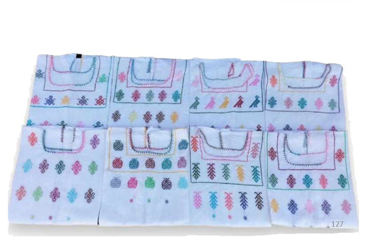 Blusa Artesanal Mexicana modelo Mariposas Eco