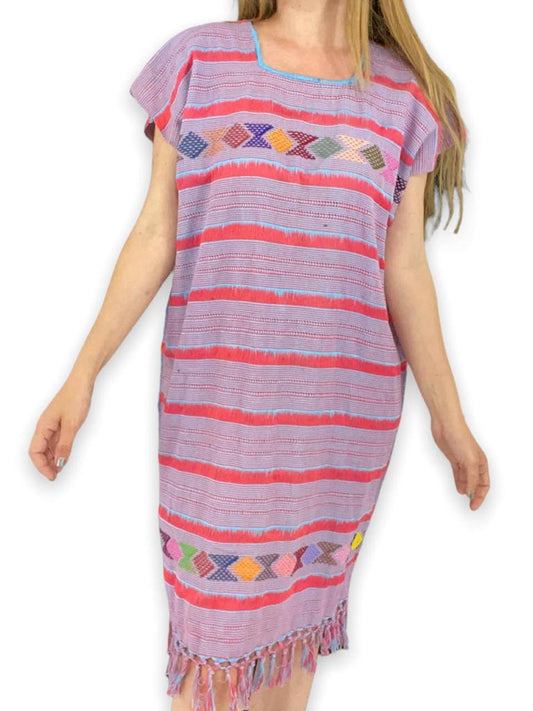 Vestido Huipil Artesanal Mexicano modelo Alima