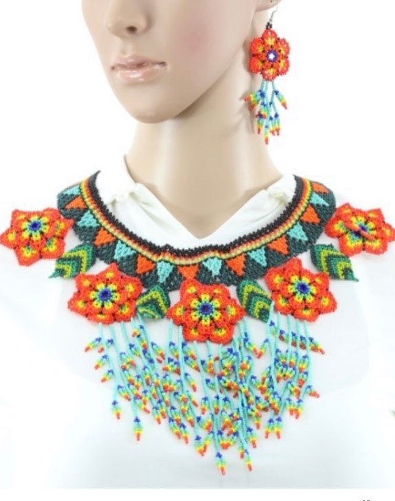 Juego de Accesorios de Chaquira modelo Olga