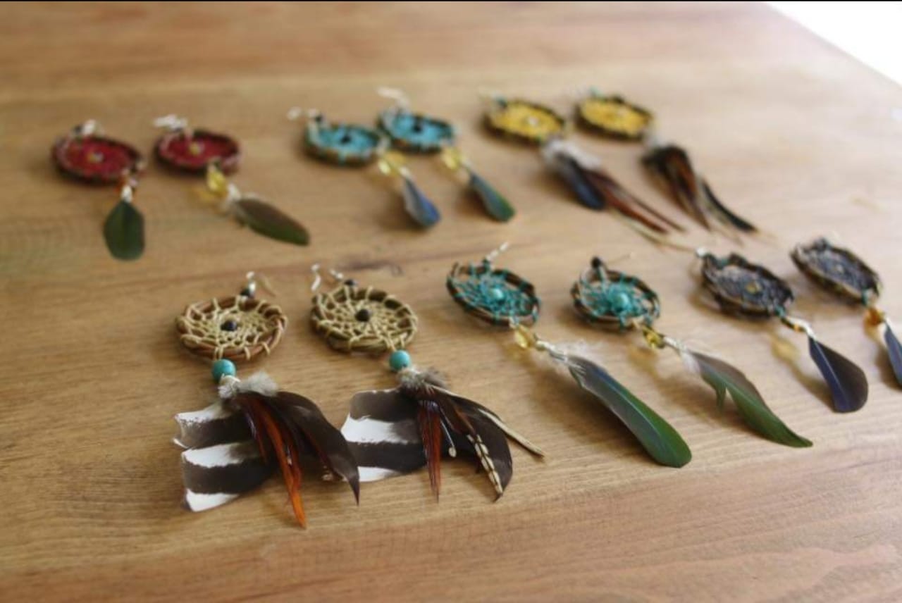 Aretes Mexicanos modelo Atrapasueños
