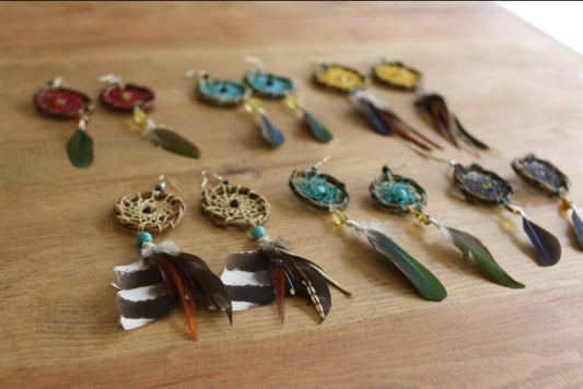 Aretes Mexicanos modelo Atrapasueños