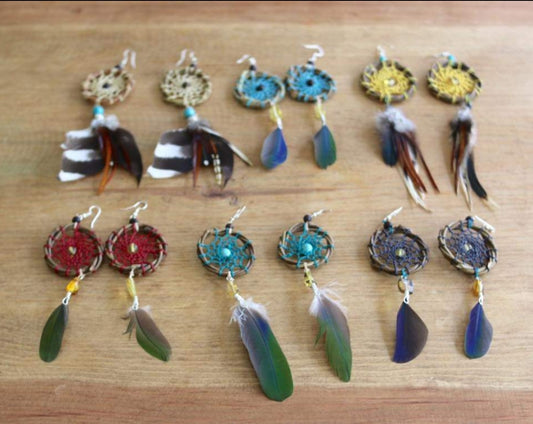 Aretes Mexicanos modelo Atrapasueños