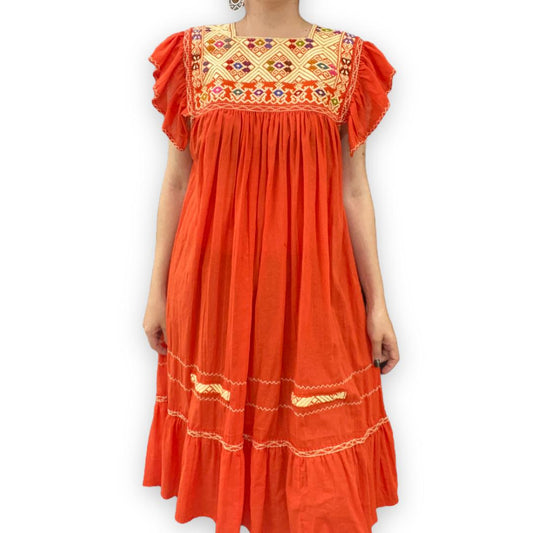 Vestido Artesanal Mexicano modelo Sofi